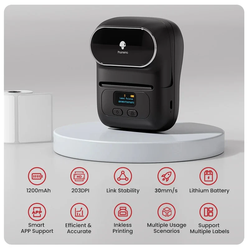 Phomemo M110 Bluetooth Portable Thermal Business Label Maker