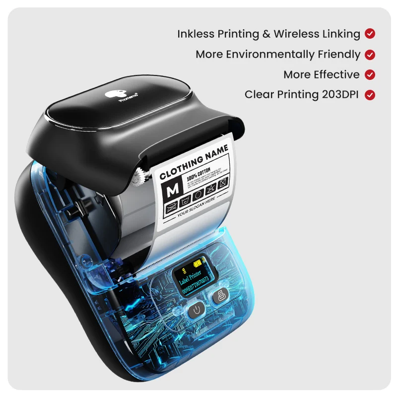 Phomemo M110 Bluetooth Portable Thermal Business Label Maker
