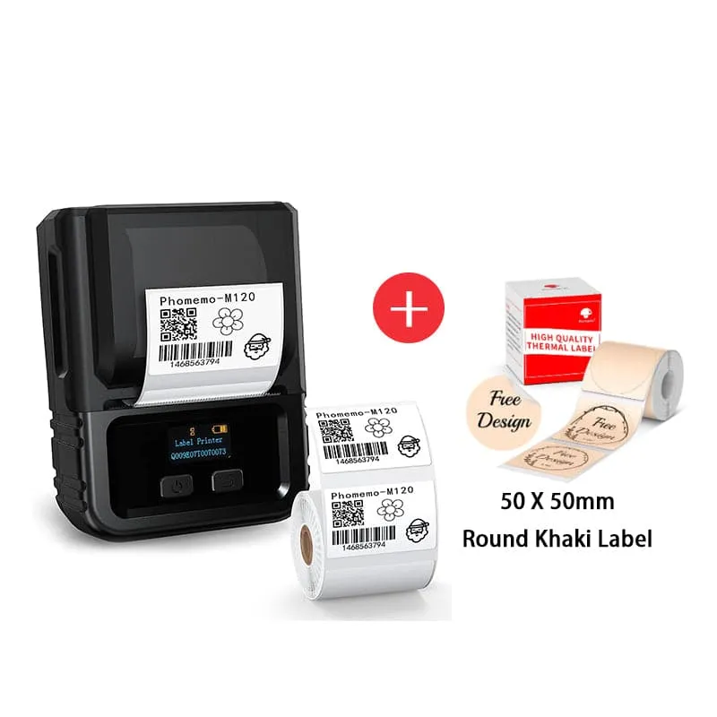 Phomemo M120 Bluetooth Portable Thermal Business Label Maker