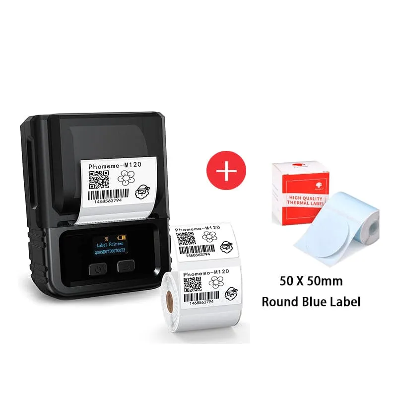 Phomemo M120 Bluetooth Portable Thermal Business Label Maker