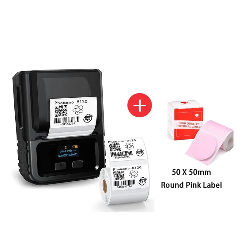 Phomemo M120 Bluetooth Portable Thermal Business Label Maker