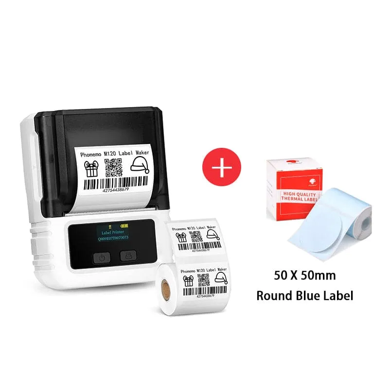 Phomemo M120 Bluetooth Portable Thermal Business Label Maker