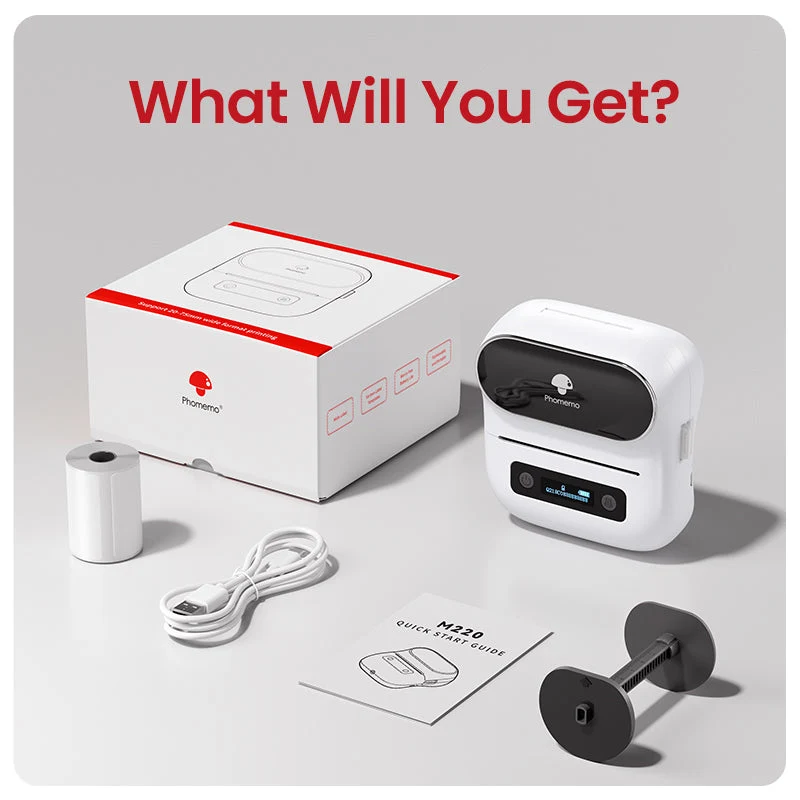 Phomemo M220 Bluetooth Portable Thermal Business Label Maker
