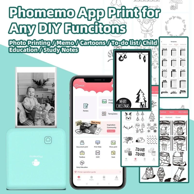 Phomemo M02 PRO Mini Printer Gift Set
