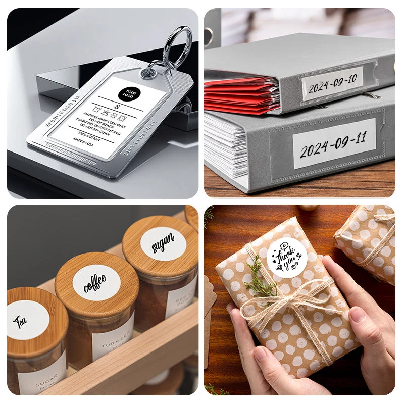 Phomemo M221 Etikettendrucker, 80mm Tragbar Etikettendrucker Selbstklebend | Bluetooth Labeldrucker mit Phones & PC