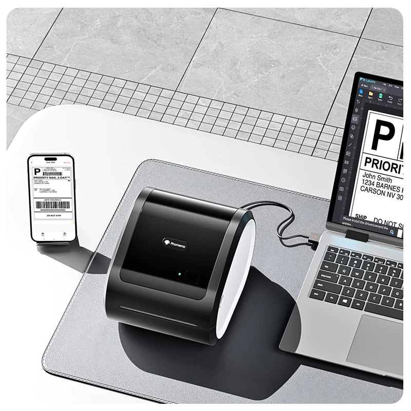 Phomemo D520-BT Bluetooth Shipping Label Printer