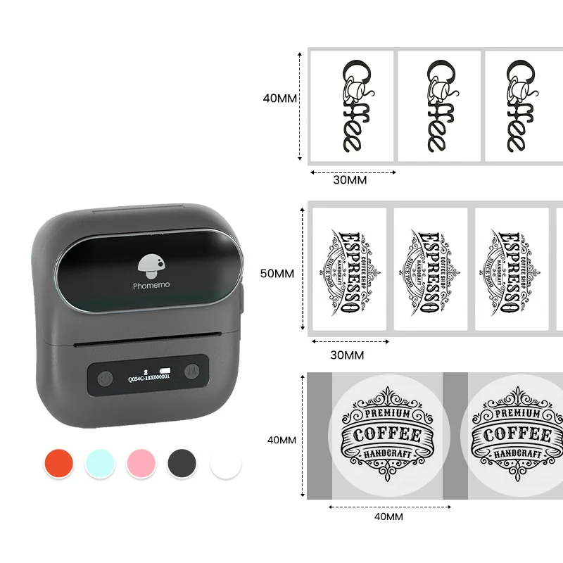 Phomemo M220 Bluetooth Label Printer Gift Set