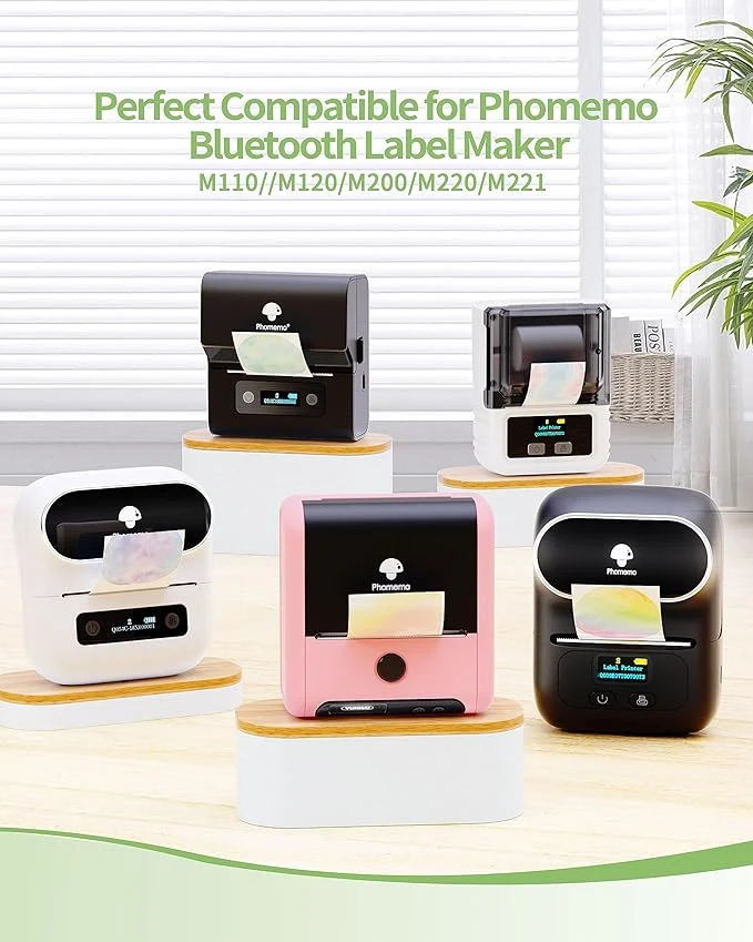 Phomemo Colorful 50x50mm Sticker Label for M110/M120/M200/M220/M221/M150