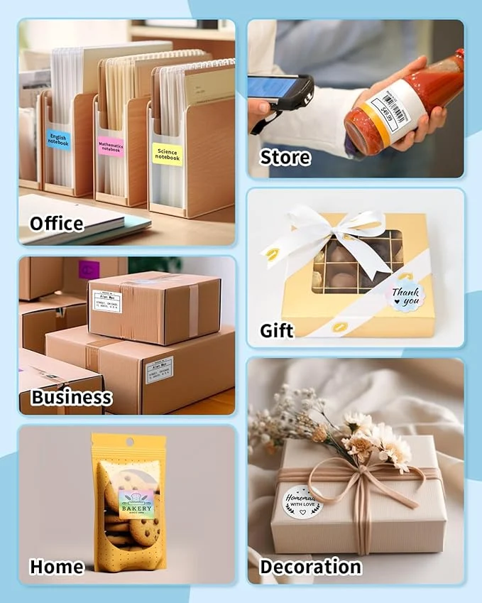 Phomemo 50x50mm star pattern Paper for M200/M220/M221/M120/M110/M150 Label Maker