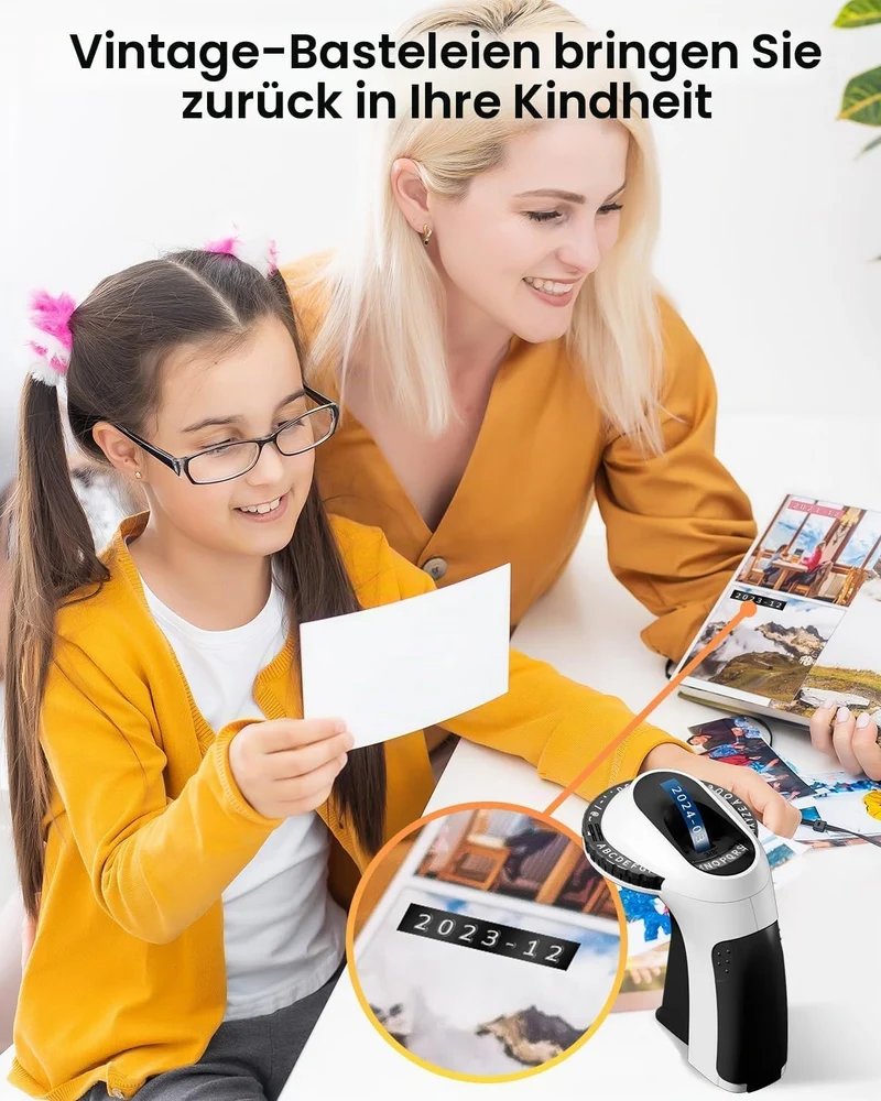 Phomemo E975 Präge-Etikettiergerät für den Heimgebrauch mit 6 Bändern