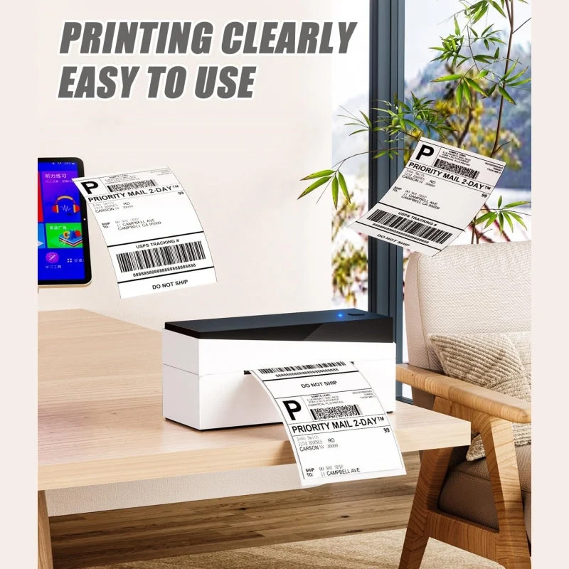 Phomemo 4"x6" Fan-Fold Thermal Direct Labels for Shipping Label Printer