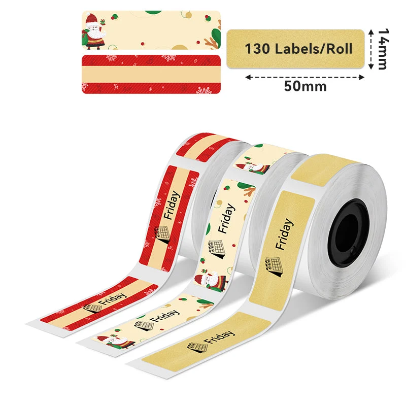 Phomemo D30/D35/Q30/Q30S Label Maker Tape 🎄Christmas Pattern🎅