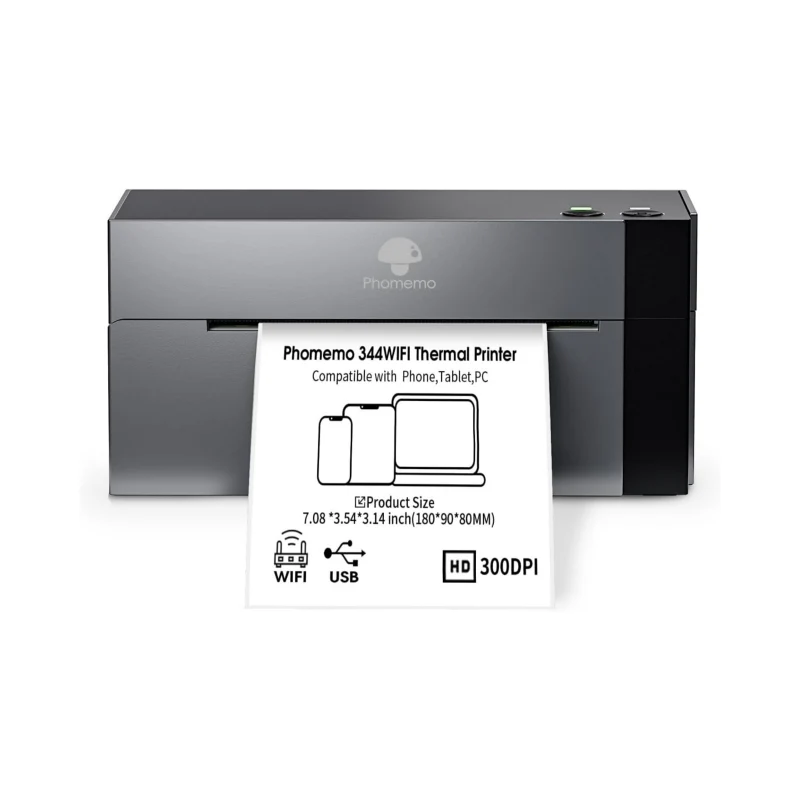 [WIFI] Phomemo PM344-WF 300DPI Shipping Label Printer