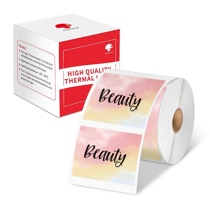 Phomemo 50x50mm Circle Thermal Gradient Color Label for M110/M221/M150/M220/M120/M200-1Roll
