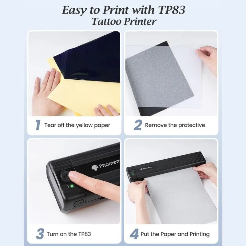 Phomemo TP83 Wireless Tattoo Stencil Printer