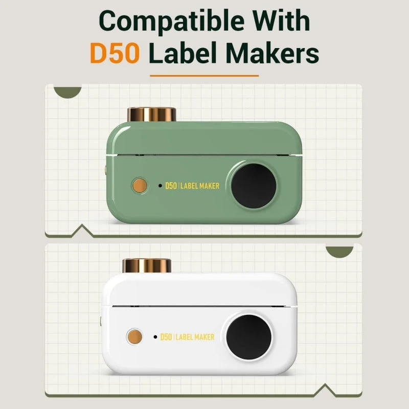 Phomemo 20mmx6m Transparent Adhesive Continuous Thermal Label for D50