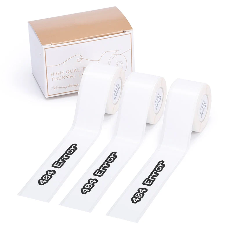 Phomemo 24mmx6m White Adhesive Continuous Thermal Label for D50