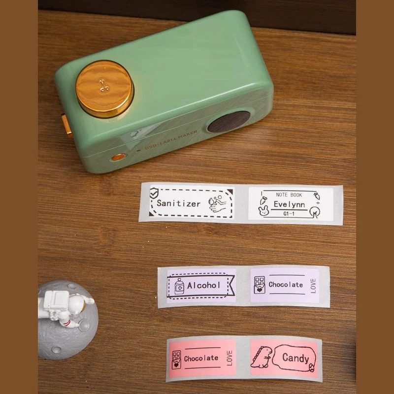 Phomemo 20x40mm Yellow&Blue&Green Adhesive Thermal Labels for D50