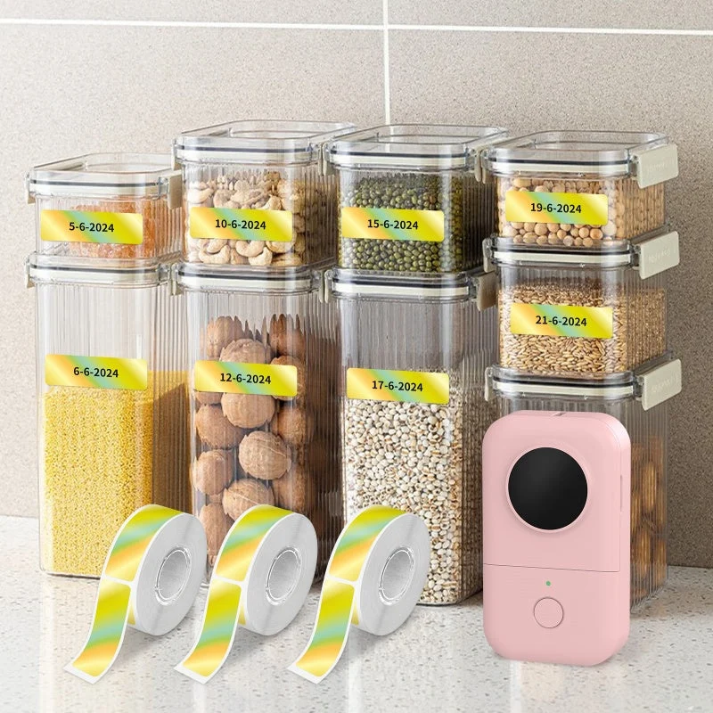 Phomemo Holographic sticker Gold Adhesive Label Paper for D30/D35/Q30S/Q30