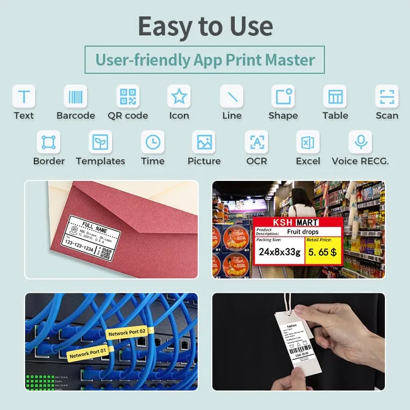 【NEW】Phomemo M110 Bluetooth Label Maker Gift Set
