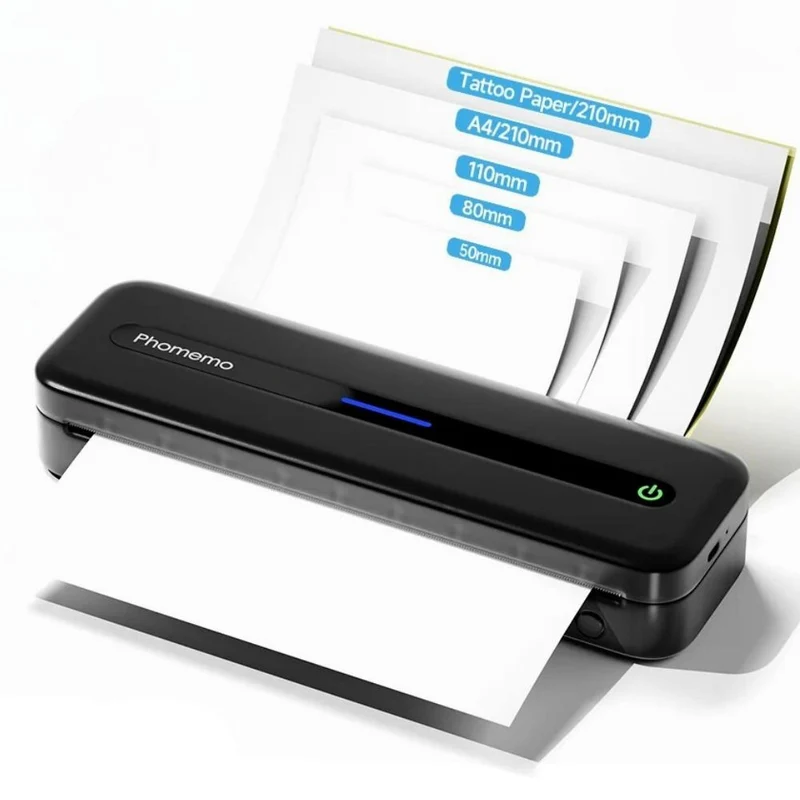 Printiup Core – Imprimante Thermique Portable Sans Encre A4 & Letter – Bluetooth Sans Fil