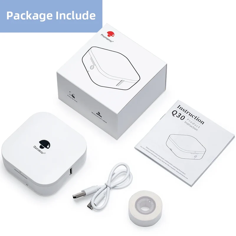 Printiup Label Mini – Étiqueteuse Thermique Portable Bluetooth 15 mm – Maison & Organisation