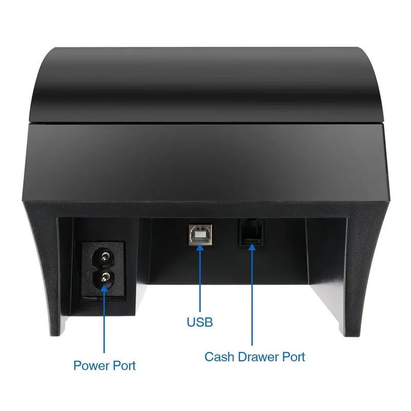 Printiup POS Pro - Imprimante Thermique Caisse Portable 58 mm – Bluetooth & USB – Multi-OS