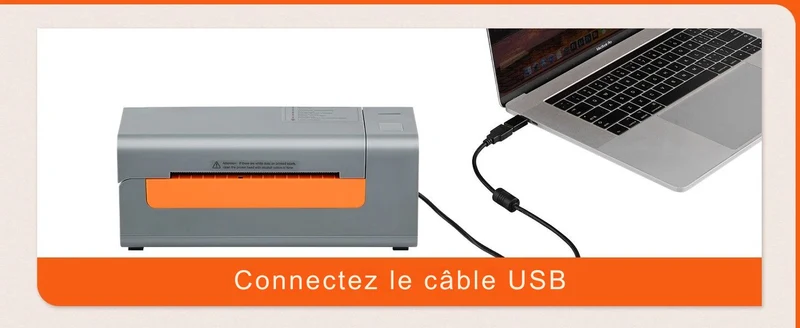 Imprimante Thermique Étiquettes 4x6 – Spéciale Expédition E-commerce – Sans Encre – Compatible Windows & Mac