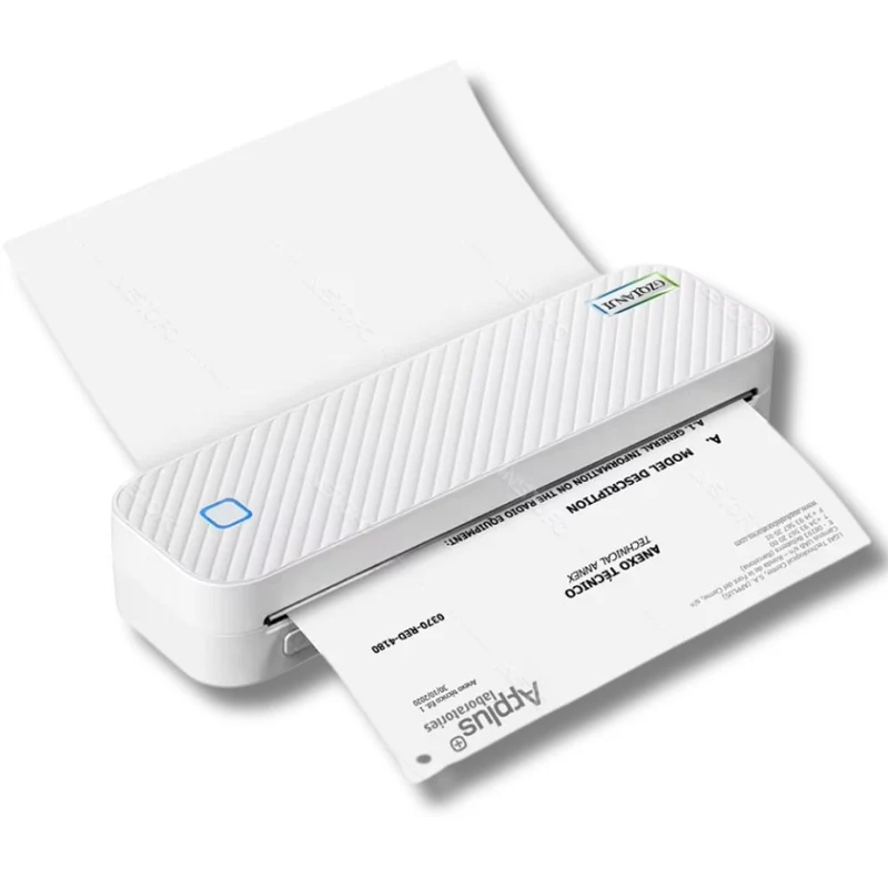 Printiup A4 Max – Imprimante Thermique portable Premium – Bluetooth Sans Encre – Impression Documents & Photos (Maison, Bureau, École, Voyage)