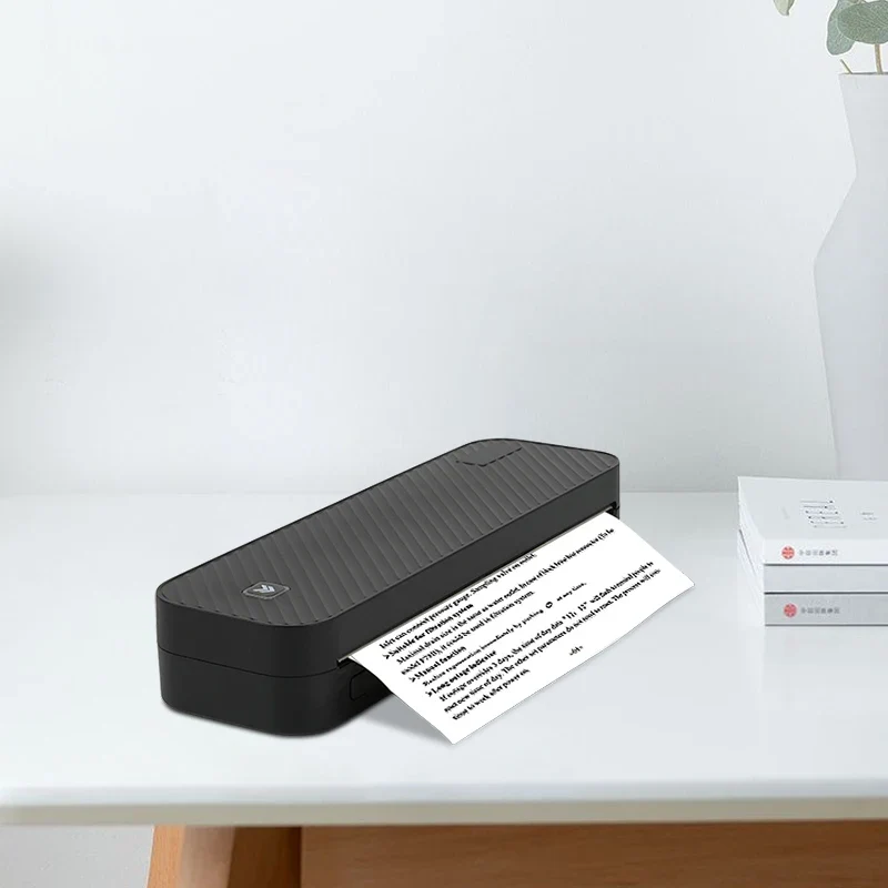 Printiup A4 Work – Imprimante Thermique Portable Étudiant – Sans Encre Bluetooth – Impression PDF, Word & Excel (Maison, Bureau, École, Travail)