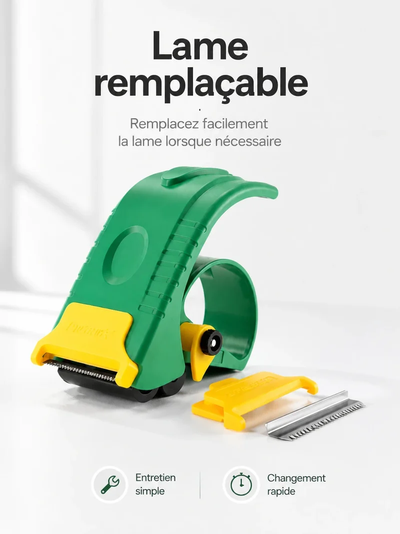 Dévidoir à Ruban Adhésif pour Colis – Coupe Rapide & Poignée Ergonomique
