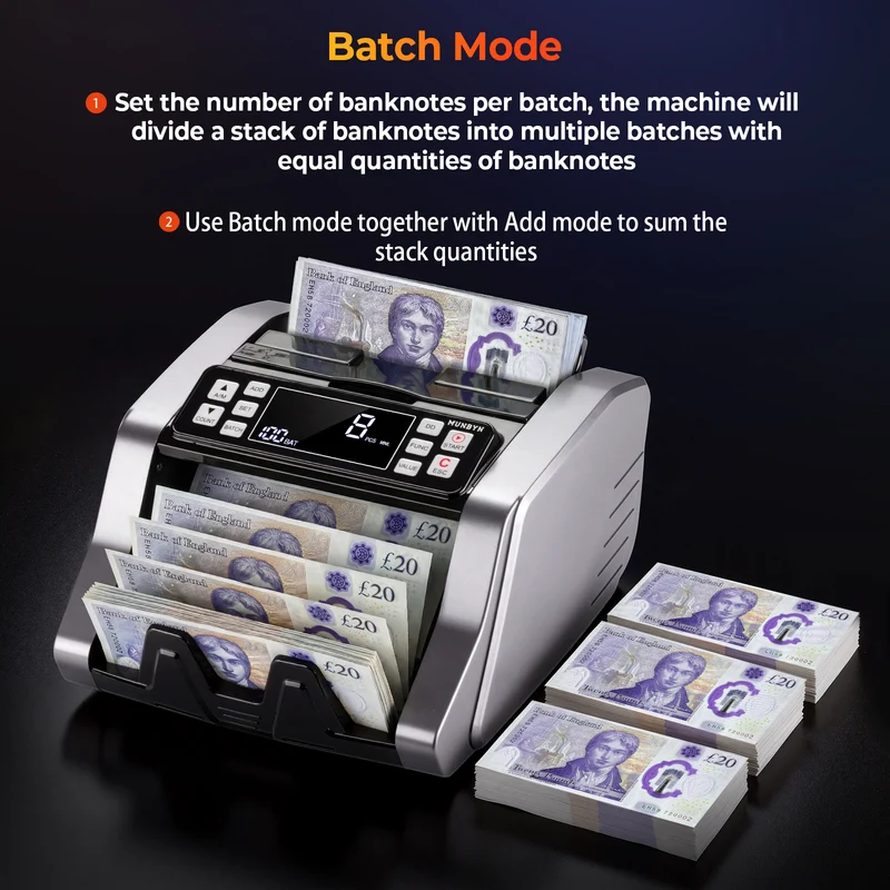 MUNBYN IMC20 Money Counter Machine