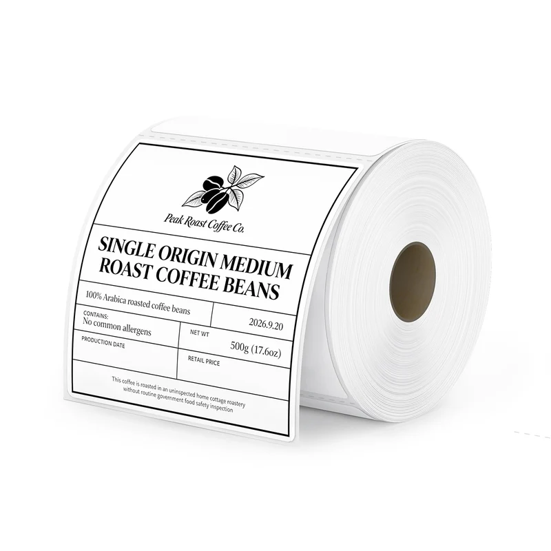 MUNBYN 4"x 4" Generic Thermal Labels for Small Business & Bakery