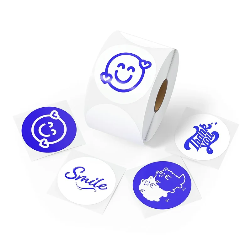 MUNBYN RealWriter 403B Bluetooth Printer & Blue Printing Labels TikTok Product Labelling Elegant Kit
