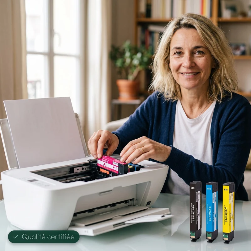 Pack 4 HP 913A BCMY: PageWide Pro 452dw, 477dw, 552dw