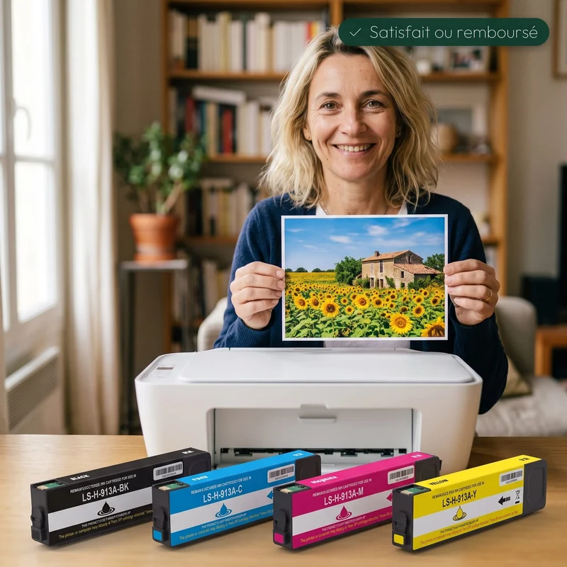Pack 4 HP 913A BCMY: PageWide Pro 452dw, 477dw, 552dw