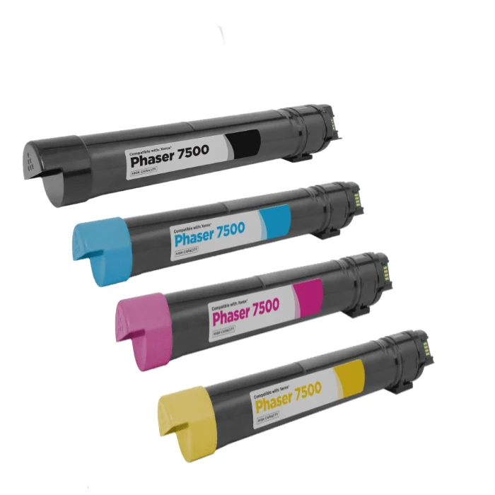Pack 4 Toners Xerox Phaser 7500: Phaser 7500 DN, 7500 N