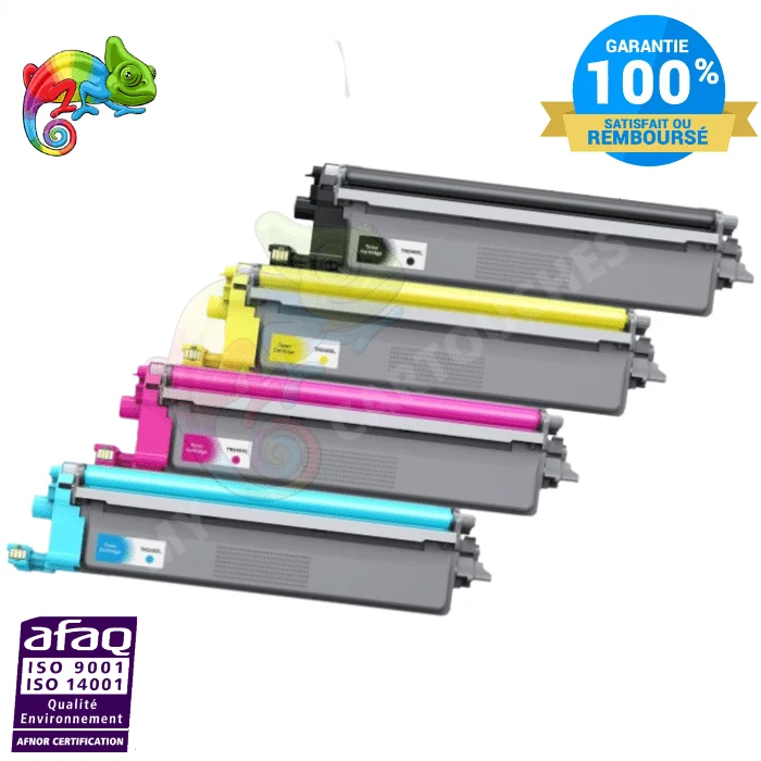Pack 4 Toners Brother TN-248 Noir Cyan Magenta Jaune — HL-L3220CW, MFC-L8390CDW