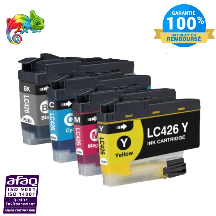 Pack 4 Cartouches Brother LC-426 Noir Cyan Magenta Jaune — MFC-J4335DW, MFC-J4540DW