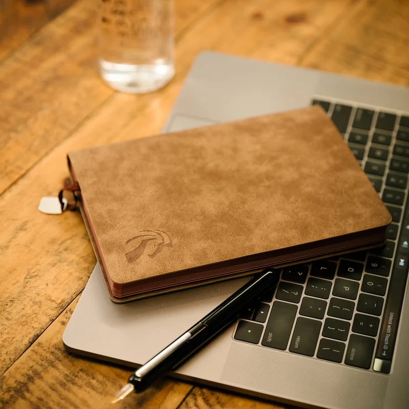 Premium 120 GSM Paper, 211 Numbered Pages LINED Journal | Best Journal For Fountain Pens
