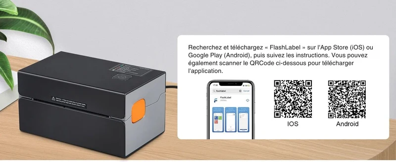 Printiup Label Edge PRO – Imprimante Thermique Étiquettes 4x6 – Bluetooth & USB