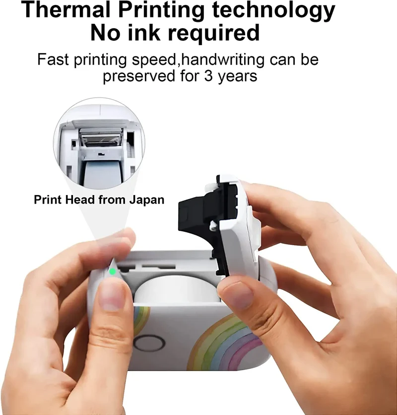 Printiup Label Go – Étiqueteuse Thermique Portable Bluetooth 14 mm – Créateurs & DIY