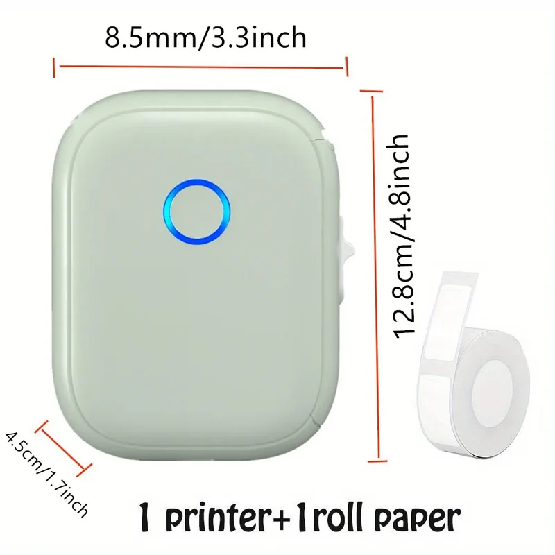 Printiup Label Go – Étiqueteuse Thermique Portable Bluetooth 14 mm – Créateurs & DIY