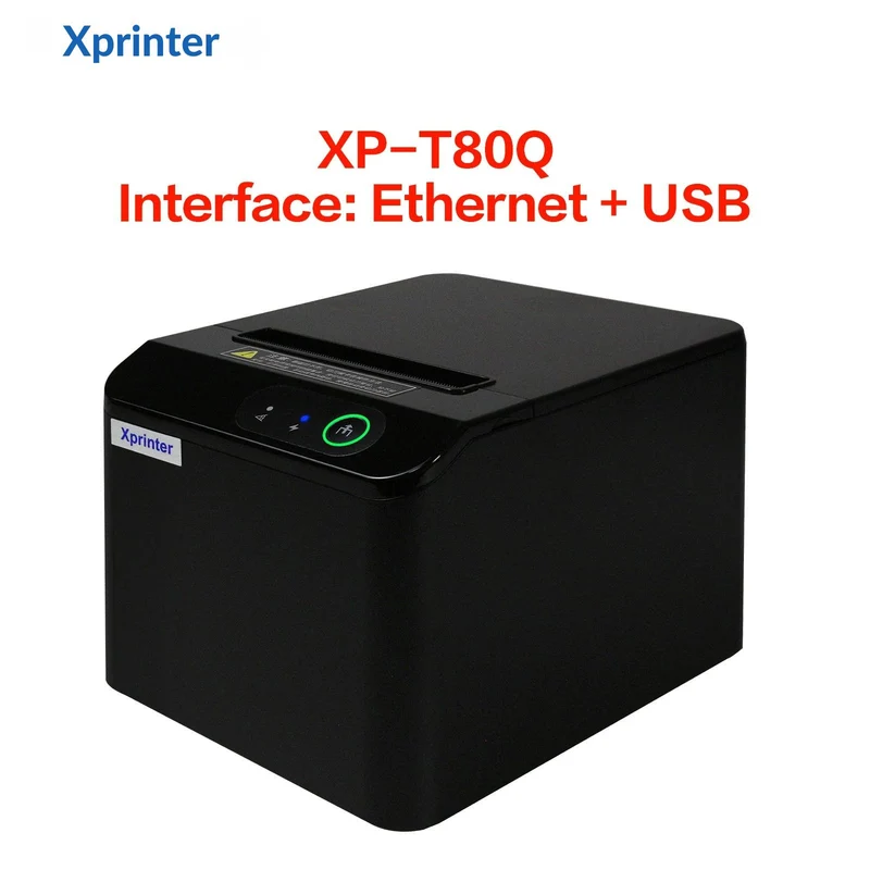 Printiup POS Max - Imprimante Thermique Caisse 80 mm – Auto-Cutter – USB & LAN – Haute Résolution