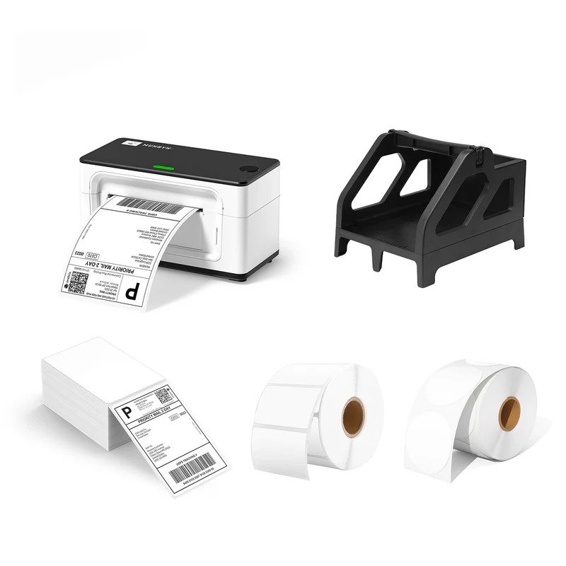 MUNBYN RW941AP AirPrint Thermal Label Printer Kit for All-in-One Labelling
