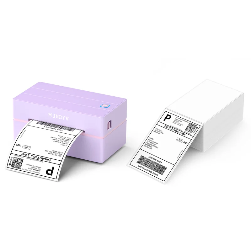 MUNBYN RW130B Bluetooth Thermal Label Printer for Starter Shipping and Basic Labels