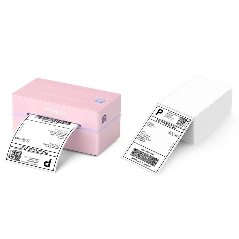 MUNBYN RW130B Bluetooth Thermal Label Printer for Starter Shipping and Basic Labels