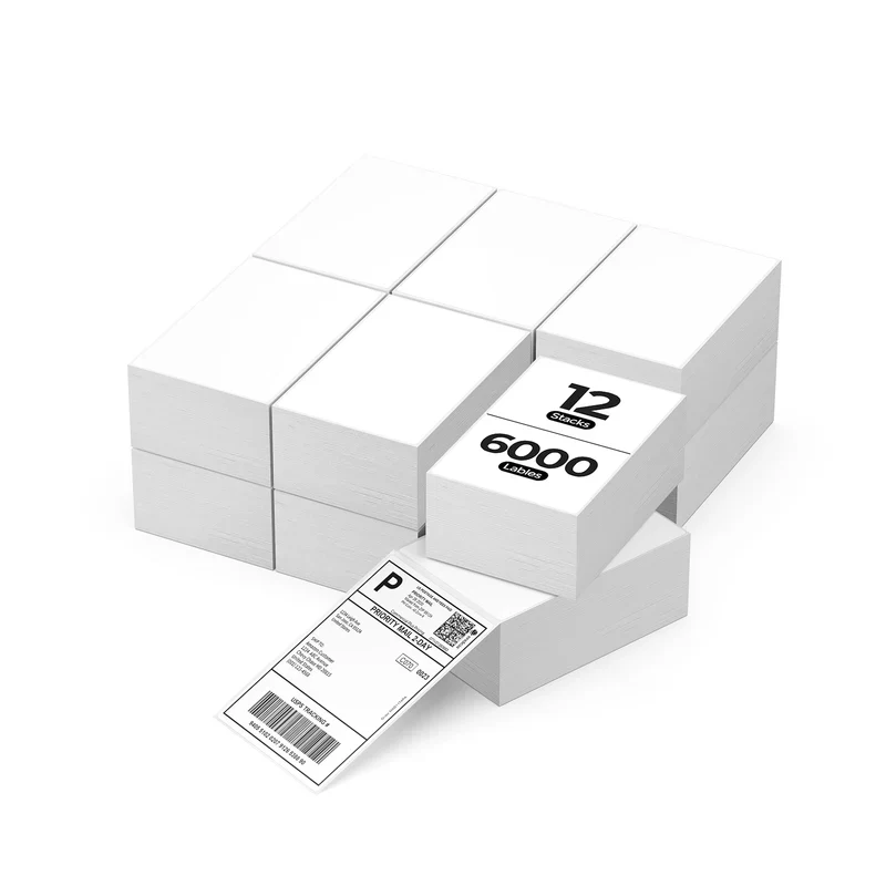 MUNBYN 4x6 Fan-Fold Direct Thermal Shipping Labels for Ecommerce Orders