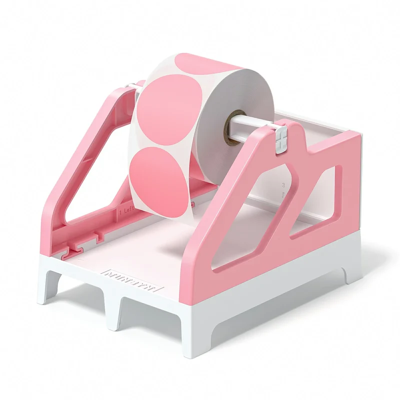 MUNBYN ILH01 Roll and Fan-Fold Label Holder for Shipping Labels