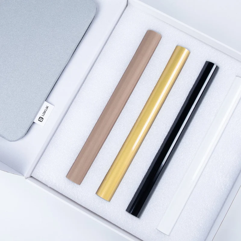LOKLiK Kit de Démarrage pour Mini & Easy Heat Press - Tapis, Téflon et HTV